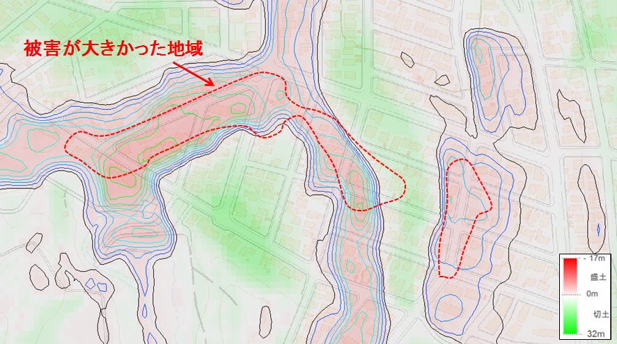 里塚地区被害大地域