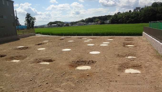 地盤改良工事の計画